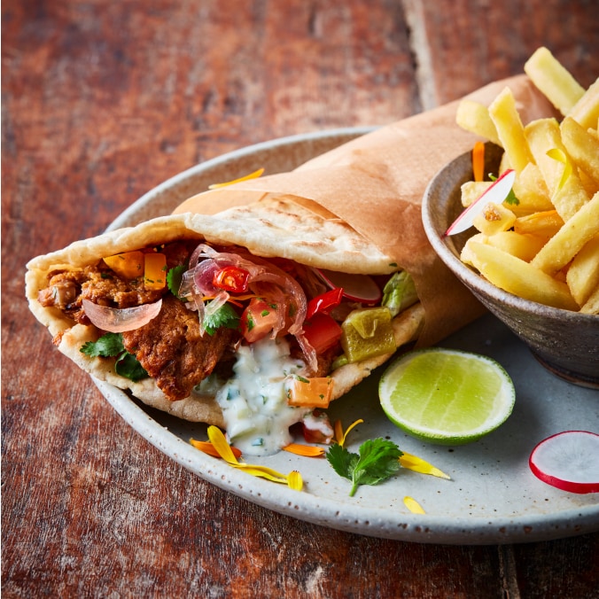 Wegański doner kebab Wegański doner kebab